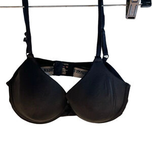 2 Pack Tommy Hilfiger T-Shirt Bras Grey and Black Size 34C Comfortable Staple